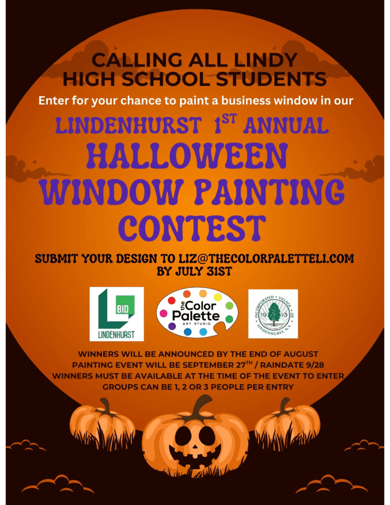 Lindenhurst 1st Annual Halloween Window Painting Contest